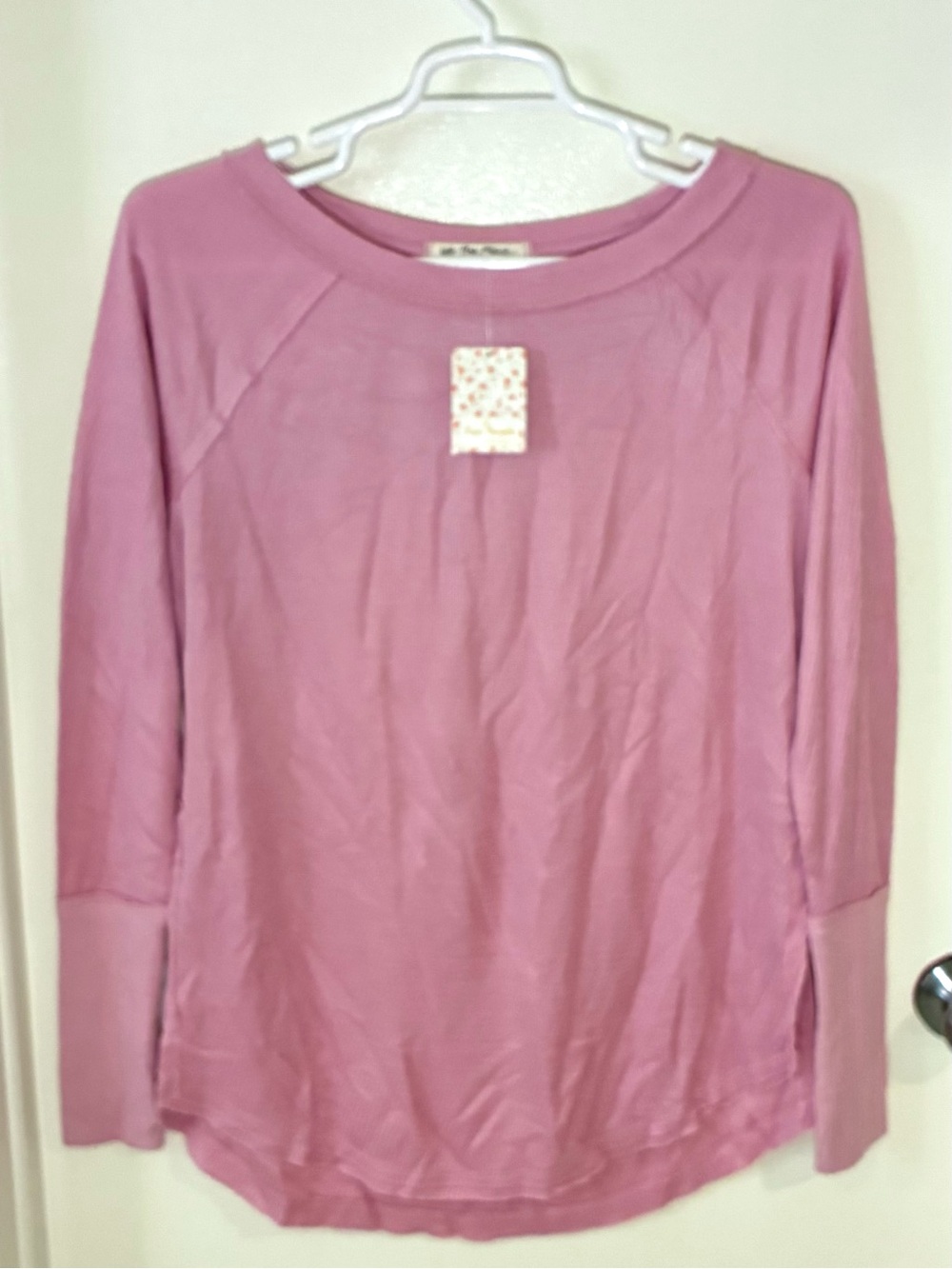NWT Free People We The Free Snowy Thermal Long Sleeve Top - Picture 3 of 14